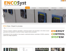 Tablet Screenshot of encosyst.com